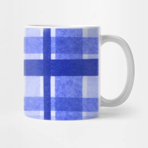 Tissue Paper Plaid - Blue by sallycummingsdesigns